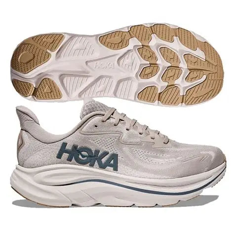 HOKA MENS CLIFTON 10 ROAD RUNNINGPUTTY / GROUT