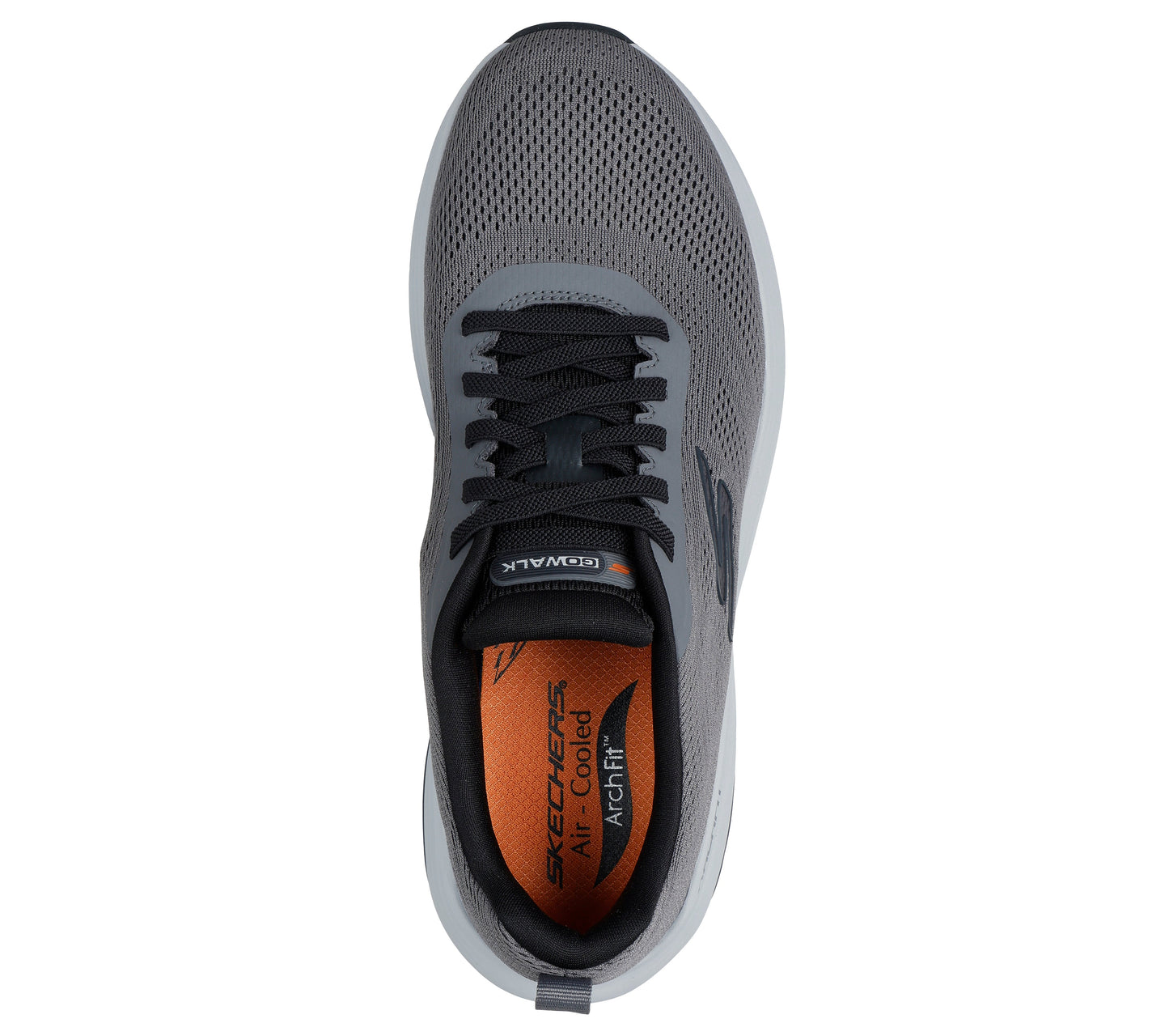 SKECHERS MEN SHOES GO WALK STABILITY 2.0 - GRAY CHARCOAL