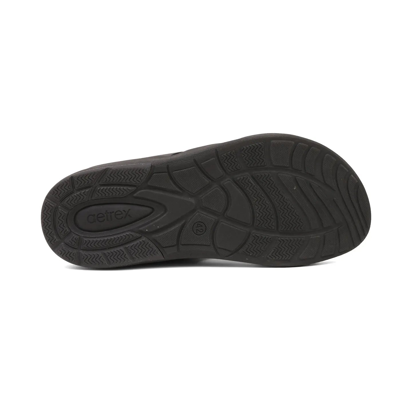 Aetrex Premium Comfort Foot Bed Arabic Sandals Black