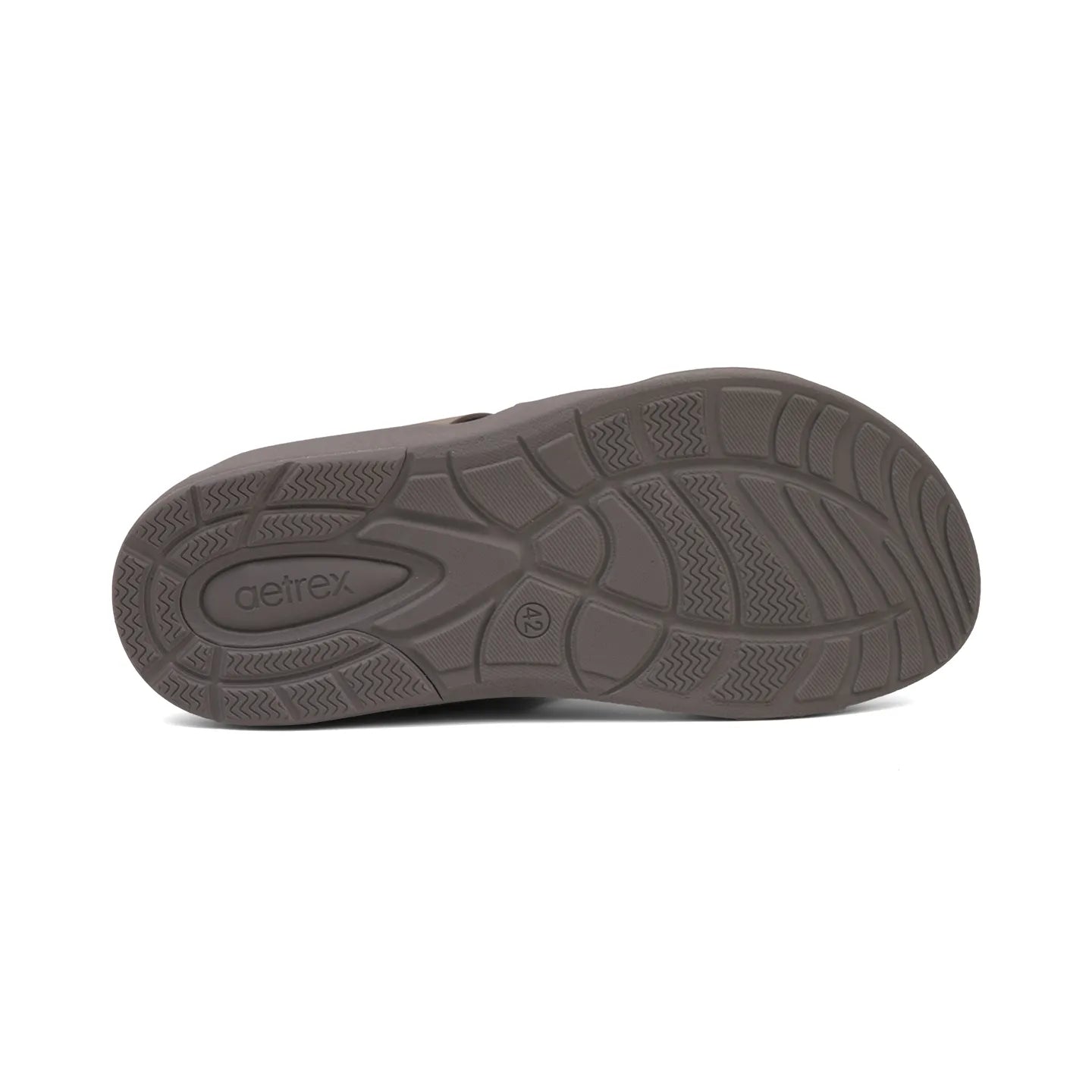 Aetrex Premium Comfort Foot Bed Arabic Sandals Stone