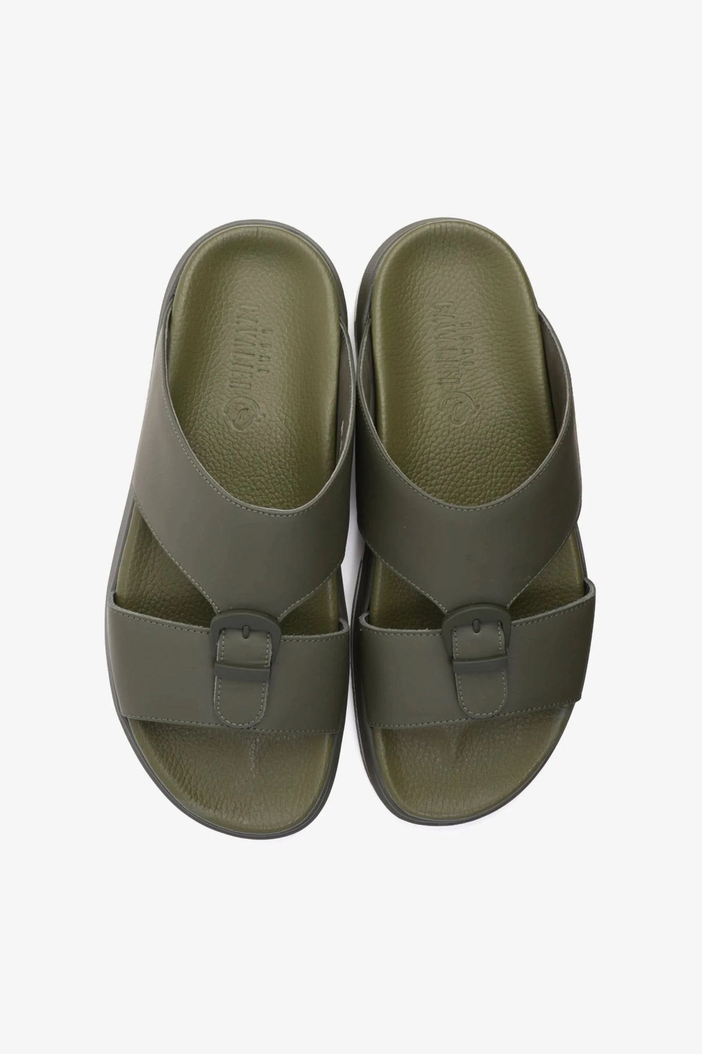Cavalier Uomo Men's Arabic Classic Trim Extra Cushioned Sandals Olive MSDCVBOL05
