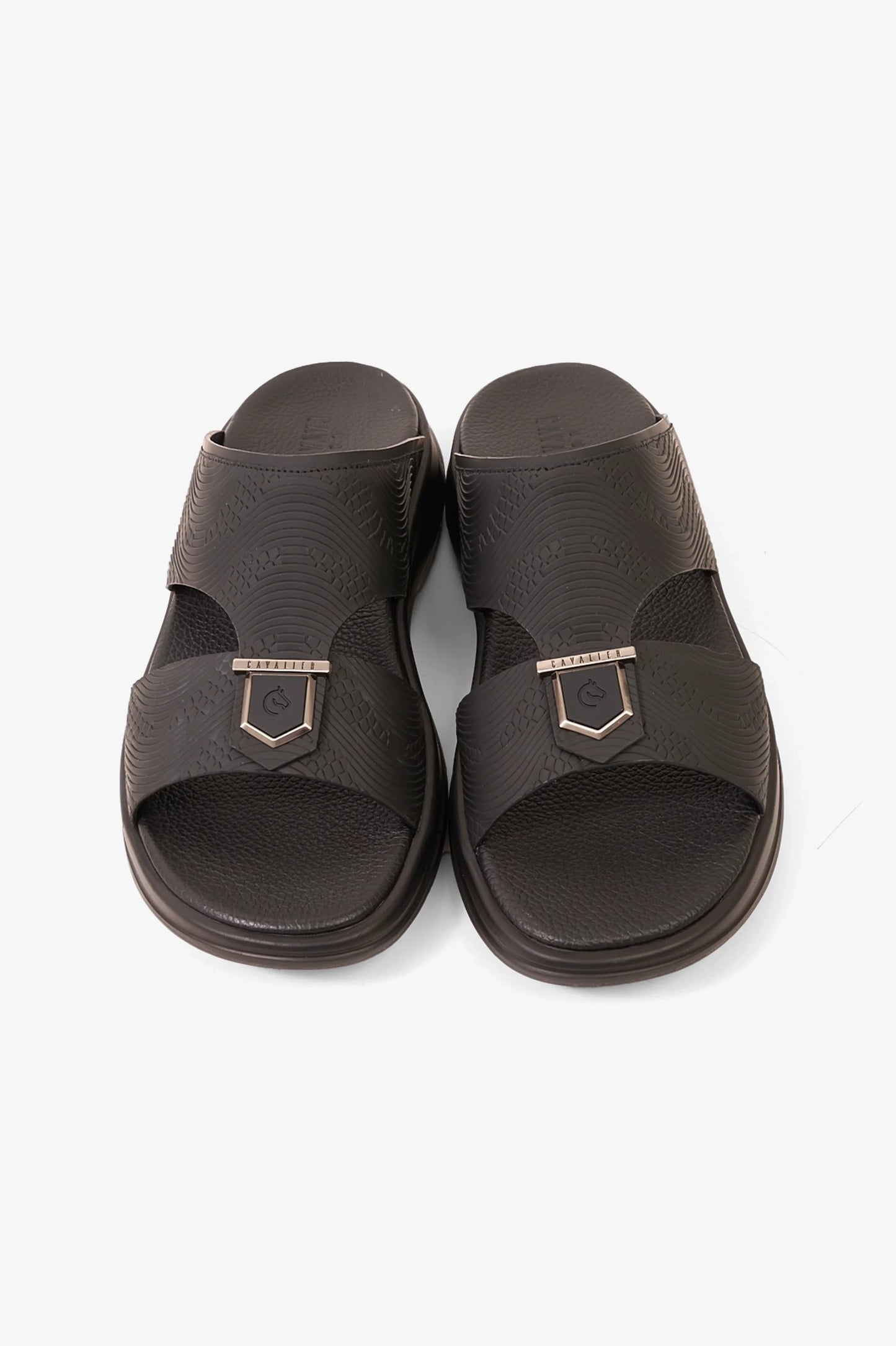 Cavalier Uomo Men's TheraBounce Luxe Sandals Black MSDCVTB4001