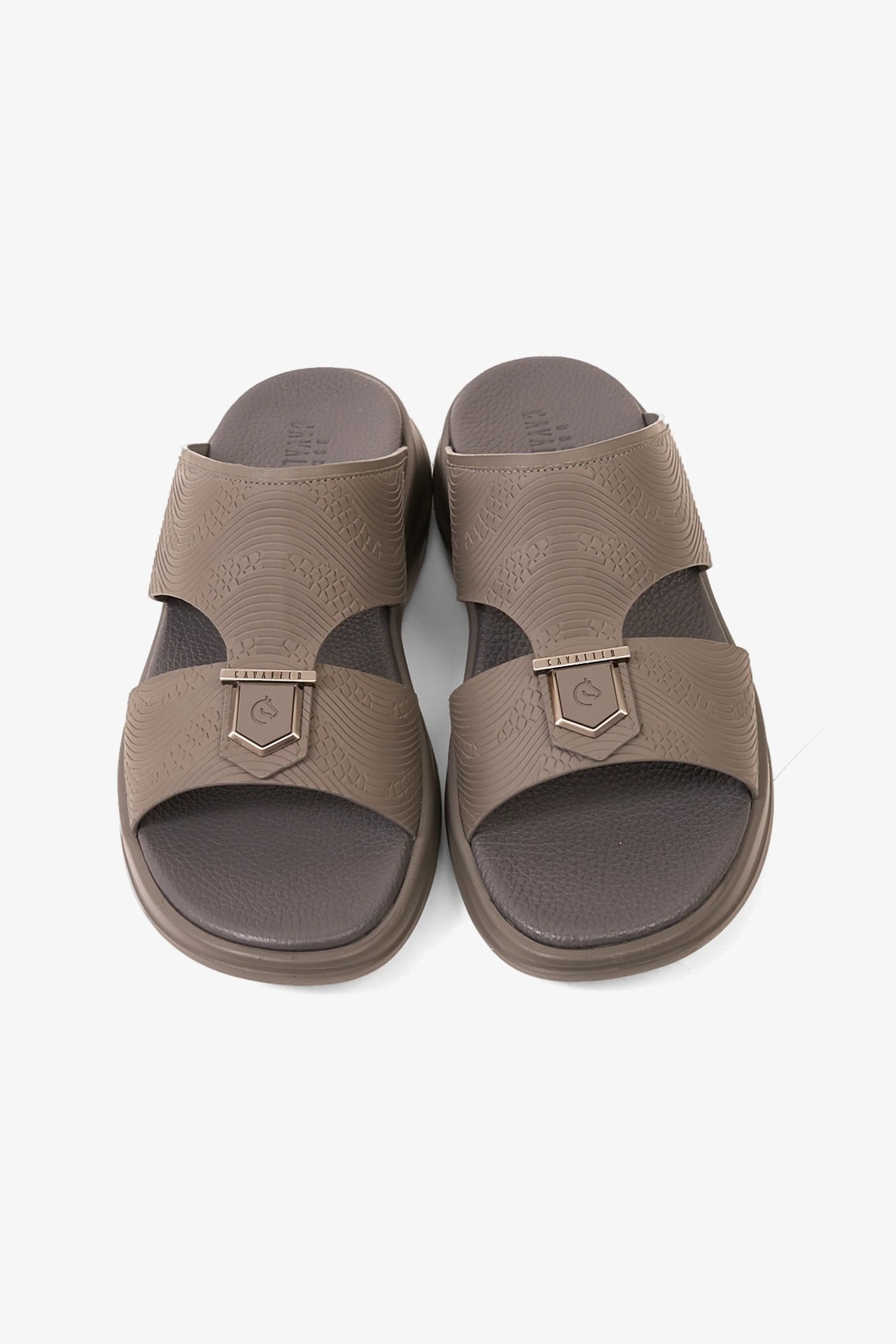 Cavalier Uomo Men's TheraBounce Luxe Arabic Sandals Grey MSDCVTB4001