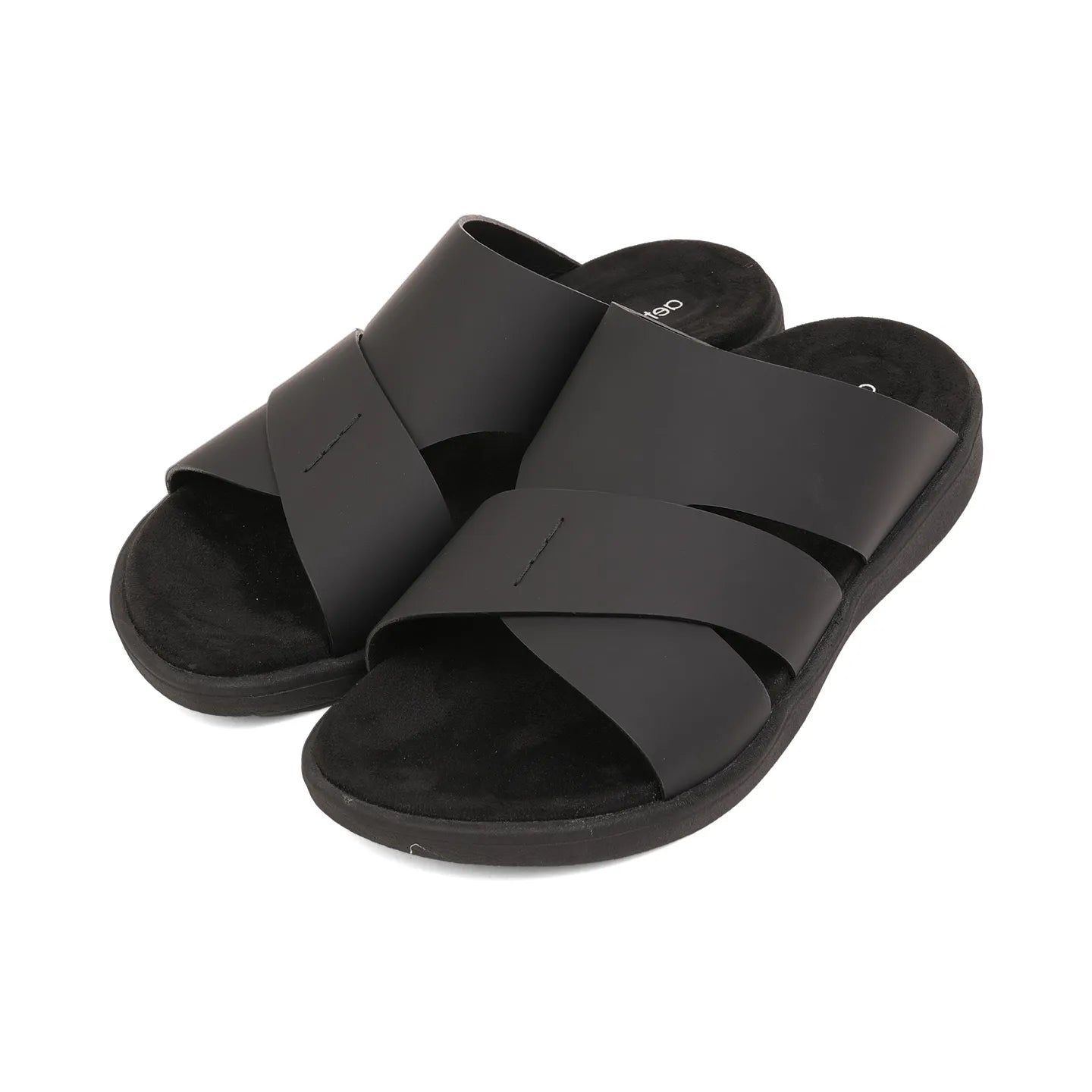 Aetrex Premium Comfort Foot Bed Arabic Sandals Black
