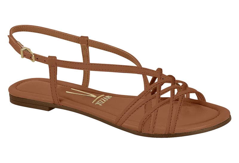 SANDALIA FEMININA 7286 PELICA - MOCHA