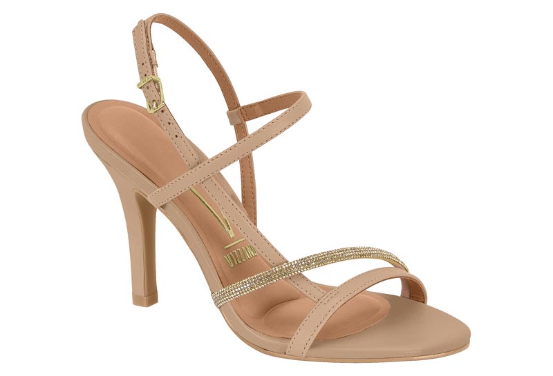 SANDALIA FEMININA PELICA/TIRA PRONTA XANGAI BEIGE