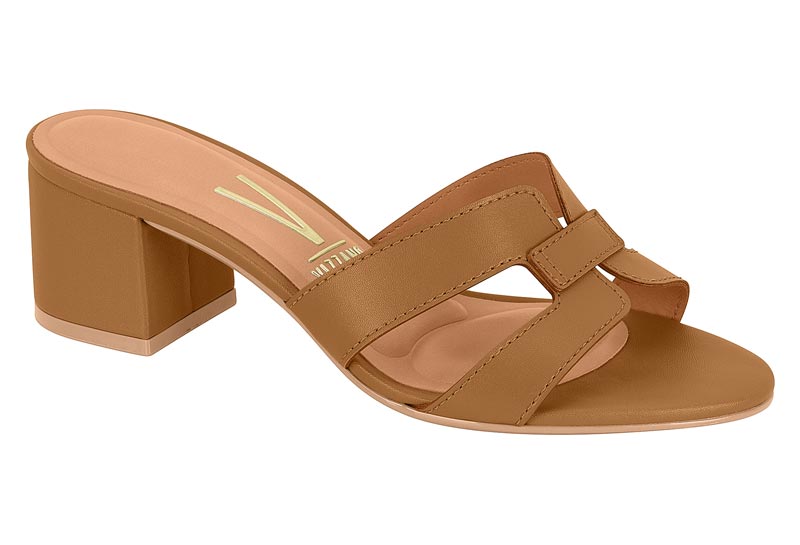 SANDALIA FEMININA 7286 PELICA - CAMEL