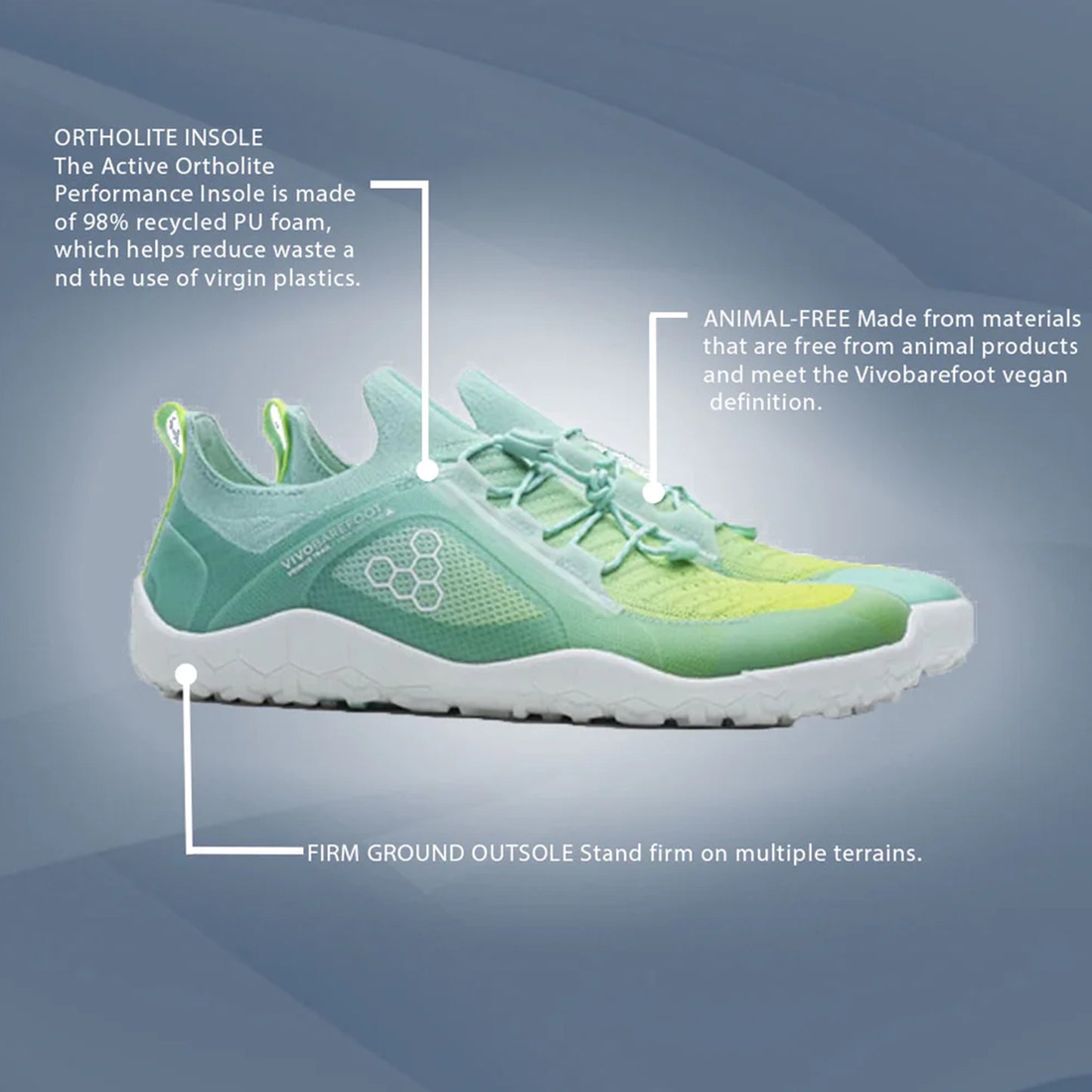 Vivo Primus Trail Knit Fg Female Beach Glass Teal