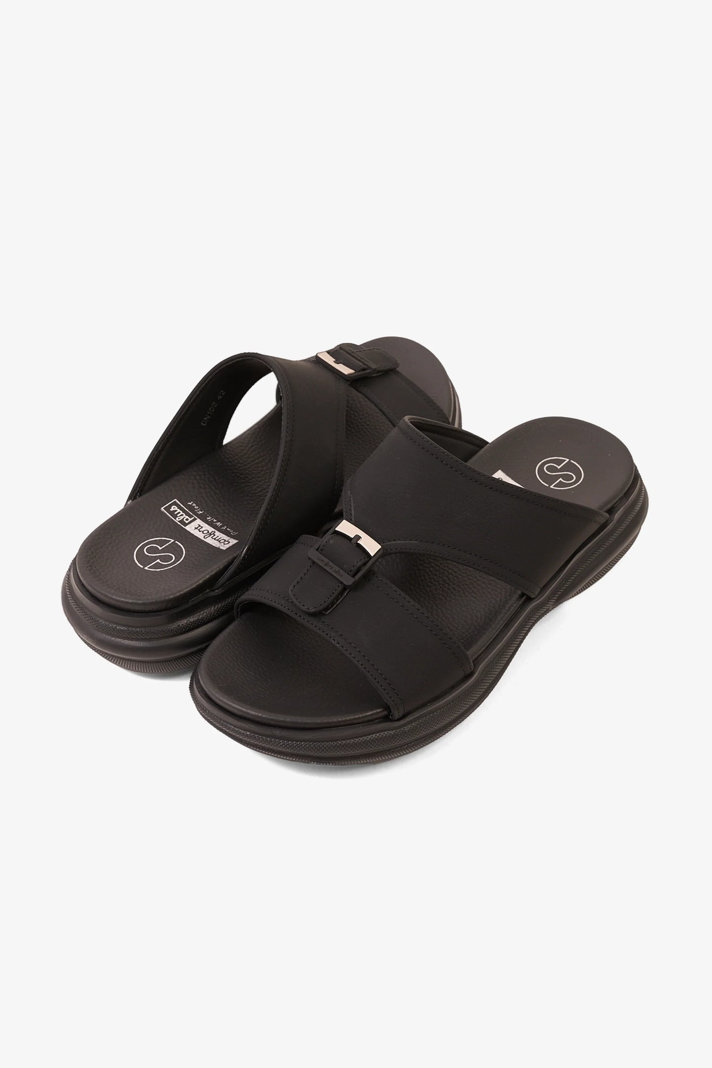 Comfort Plus Men's Infinite Comfort Arabic Sandals Black MSDGBCPDN102