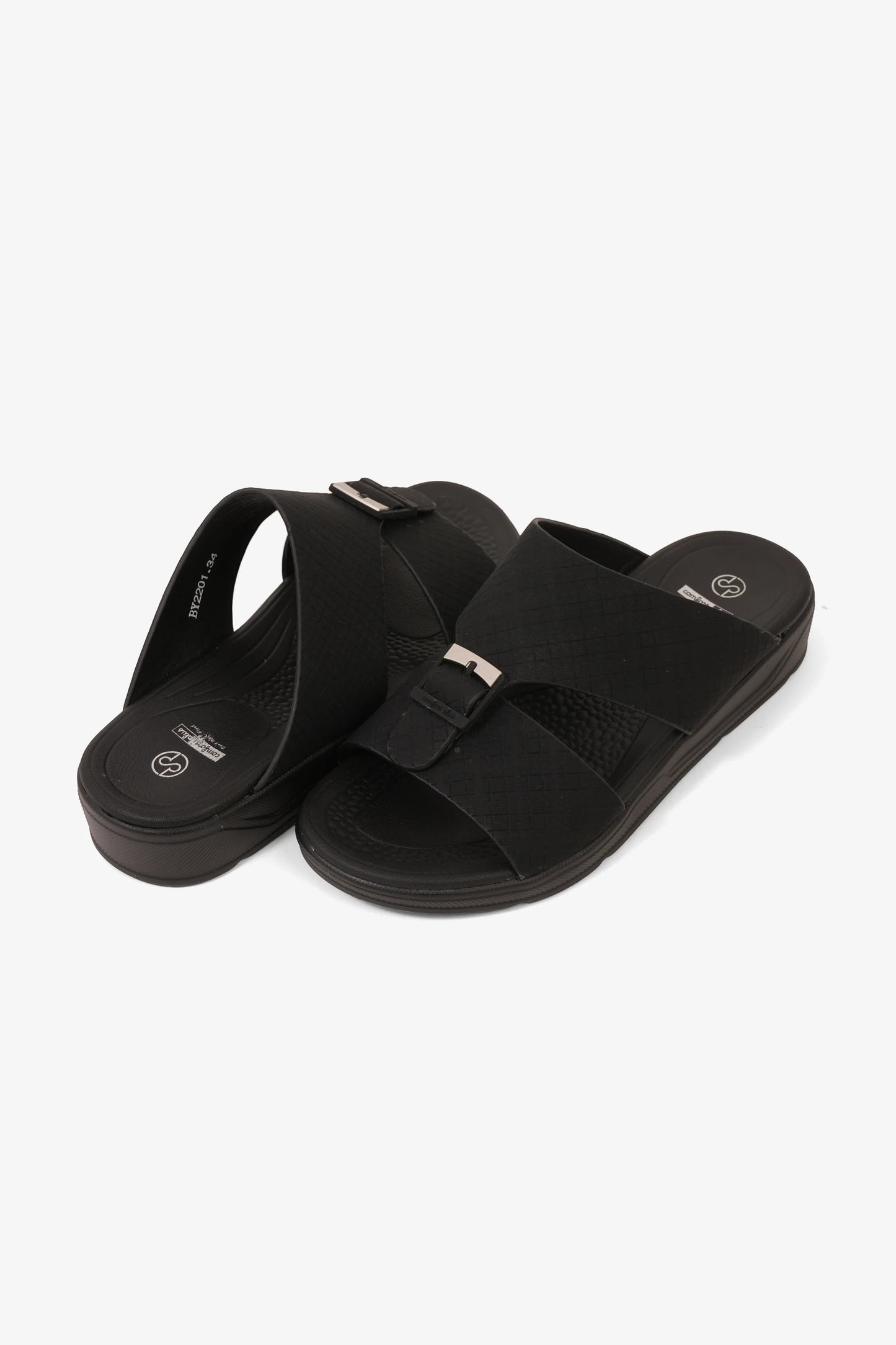 Comfort Plus Boys' Classic Arabic Sandals Black BSDGBCPBY2201