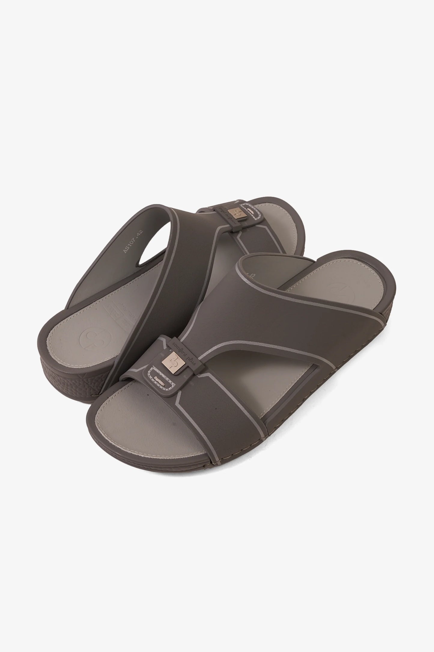 Comfort Plus Men's Equilibrium Walk Arabic Sandals Grey MSDGBCPAS107