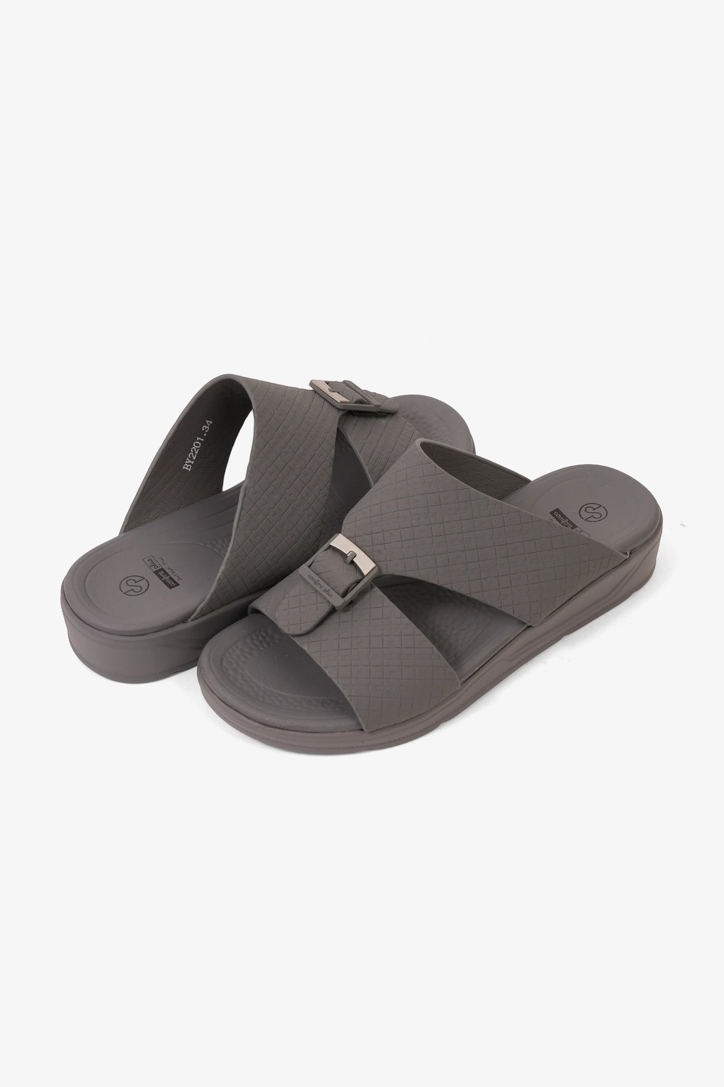 Comfort Plus Boys' Classic Arabic Sandals Grey BSDGBCPBY2201