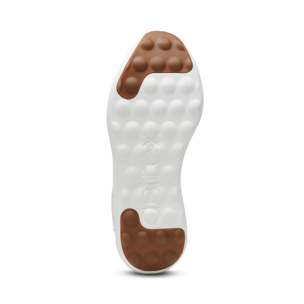 AETREX WOMEN'S ELISE LACE UP SNEAKERS WHITE - Sole Therapy