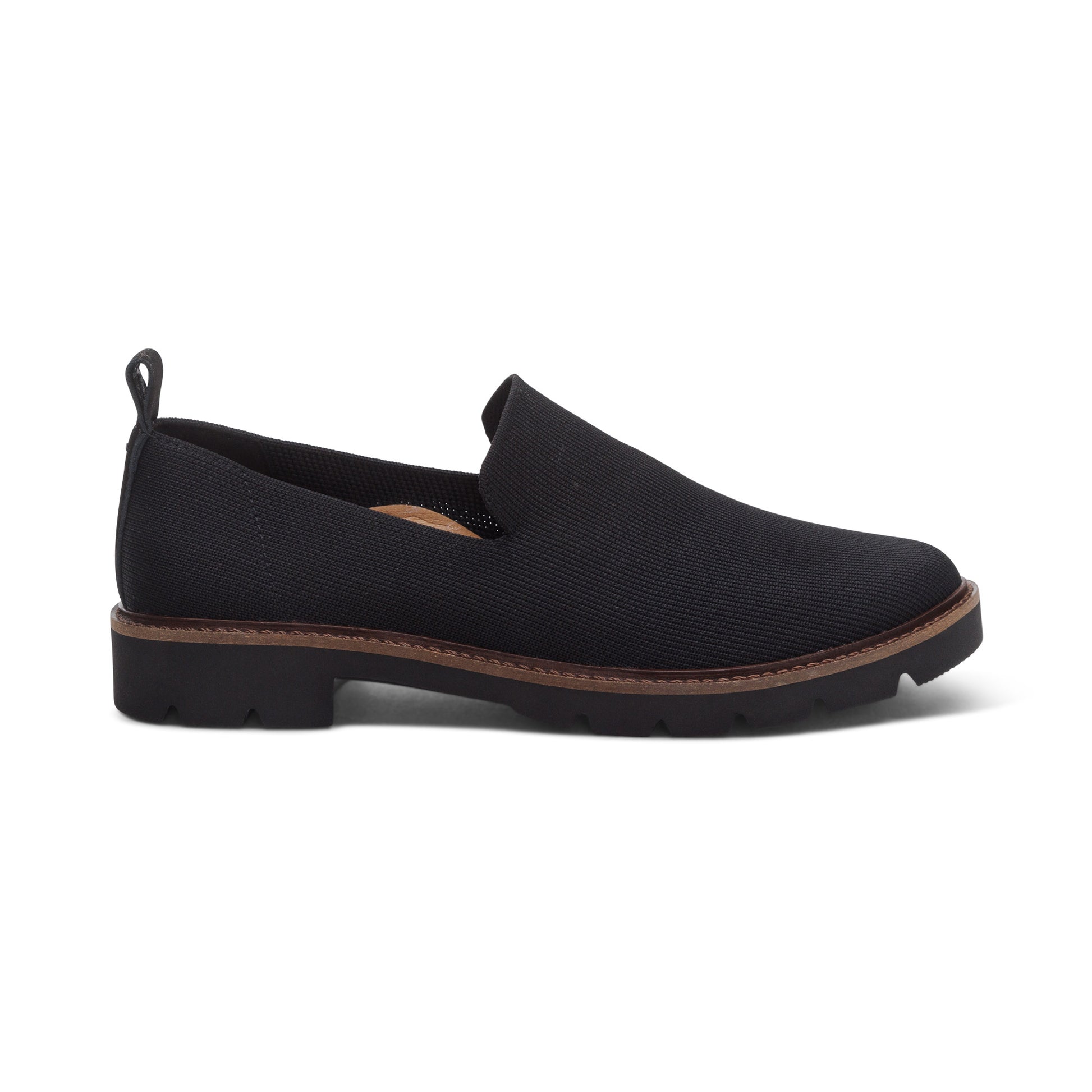 Aetrex Chloe Slip On Loafer Black - Sole Therapy