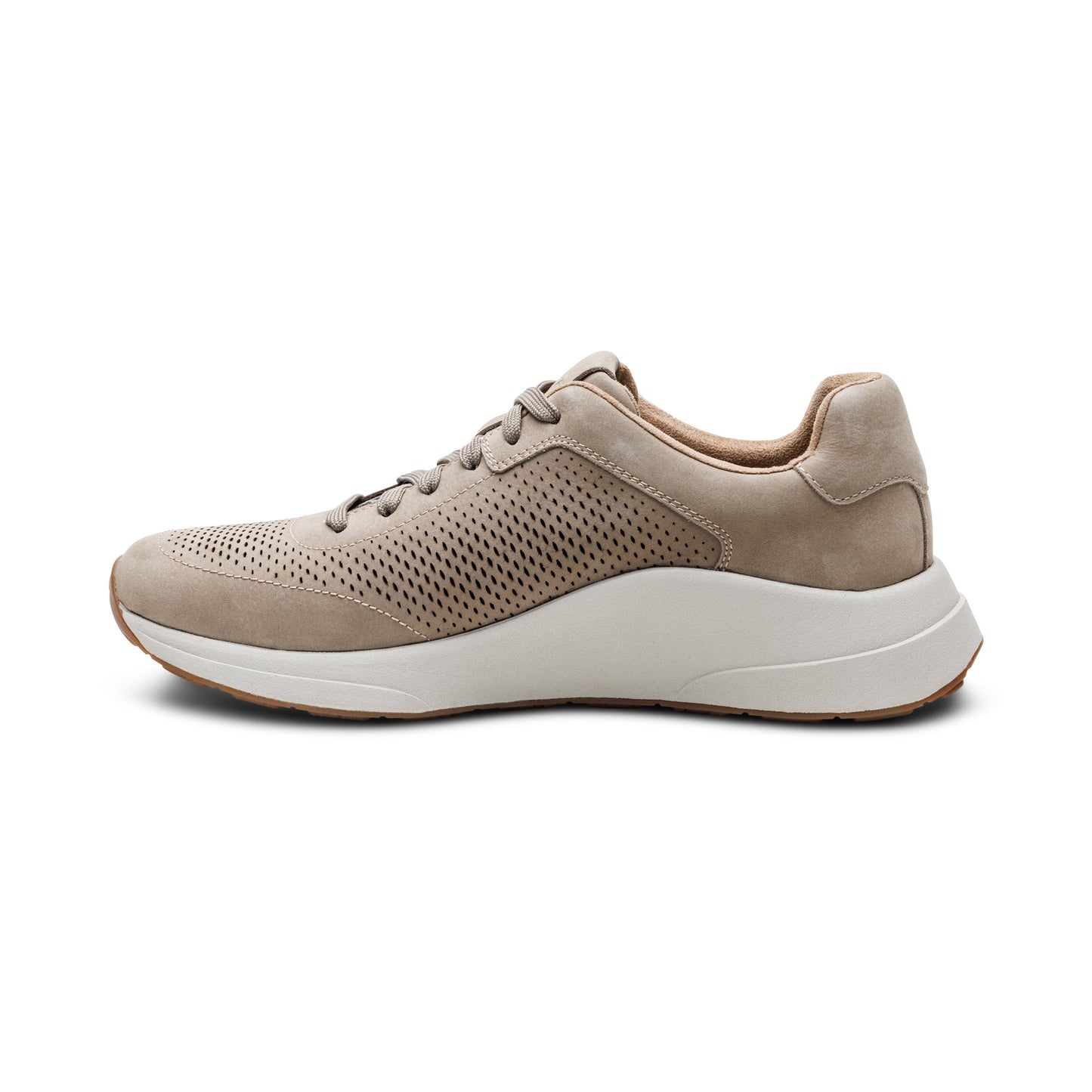 Aetrex Drew Arch Support Sneakers - Taupe - Sole Therapy