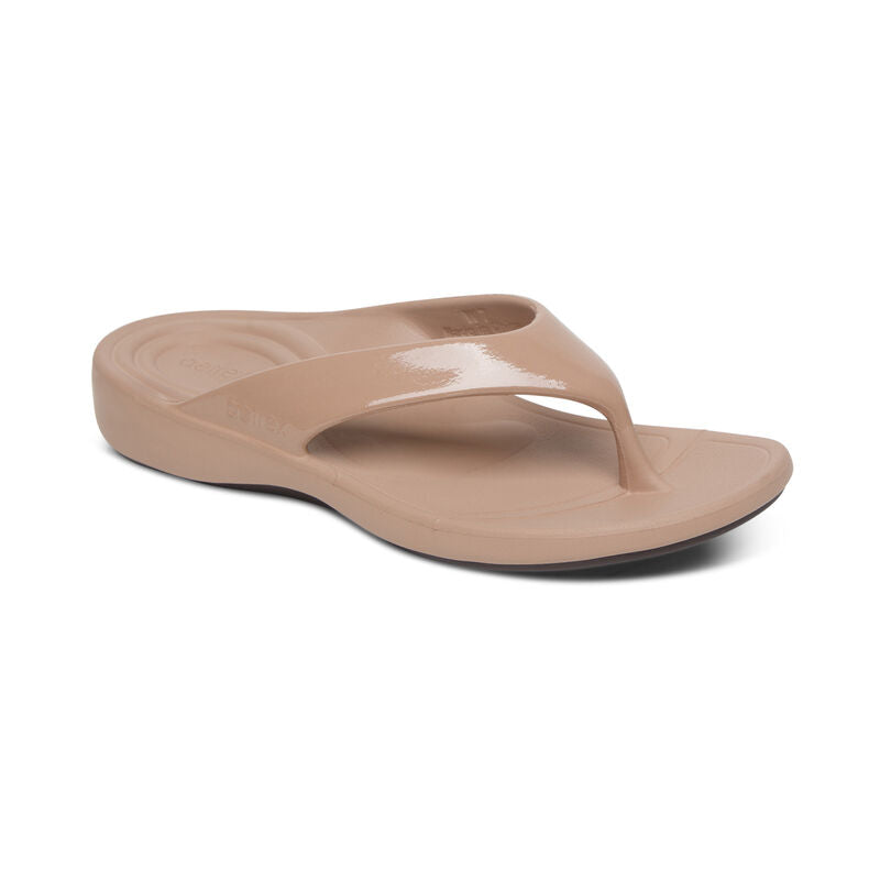 Aetrex Maui Orthotic Flips Women - Mocha - Sole Therapy