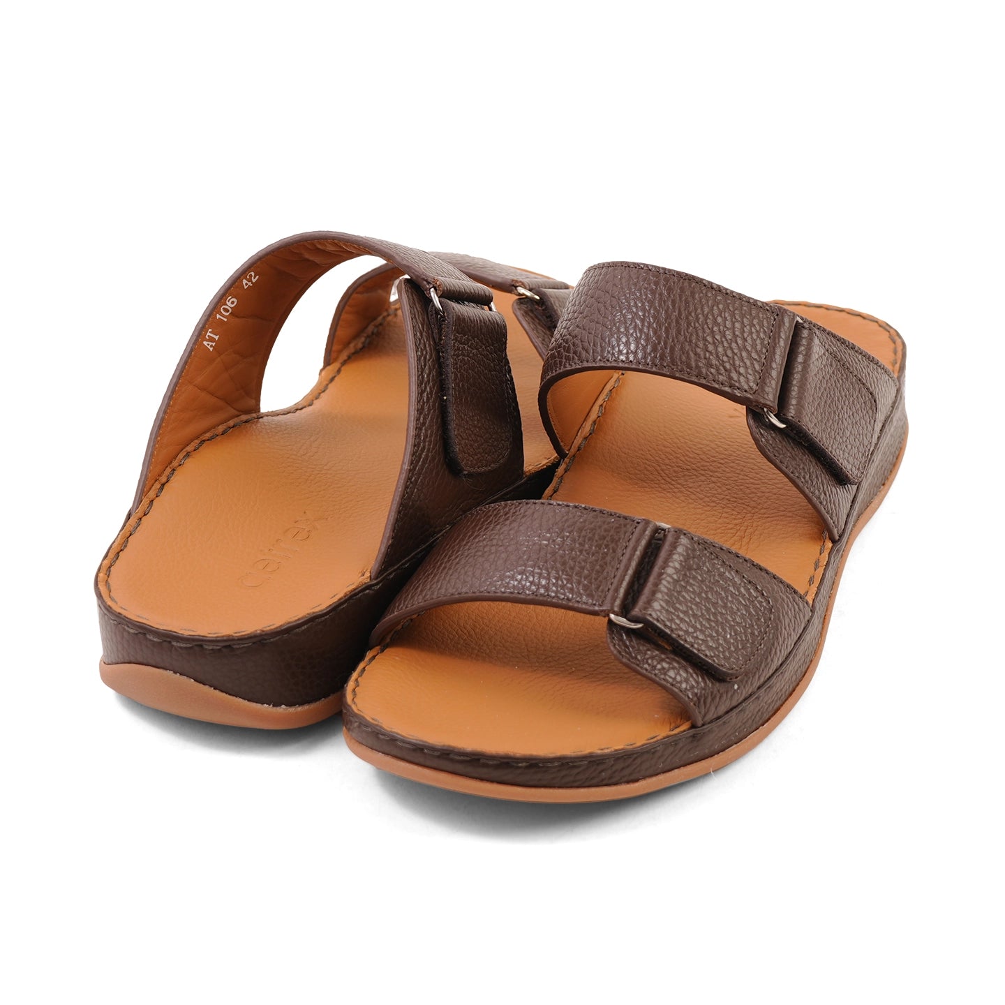 Aetrex Premium Comfort Arabic Sandals Brown - Sole Therapy