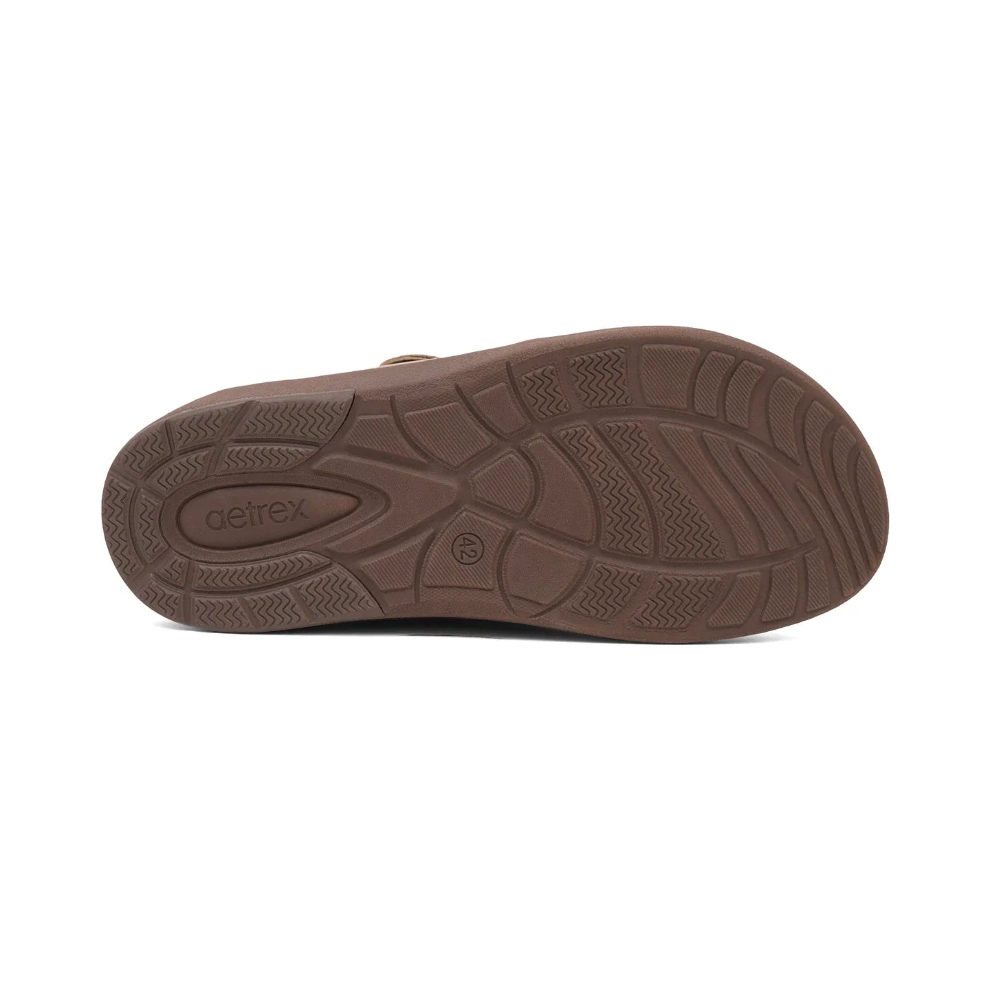 Aetrex Premium Comfort Suede Foot Bed Arabic Sandals Olive - Sole Therapy