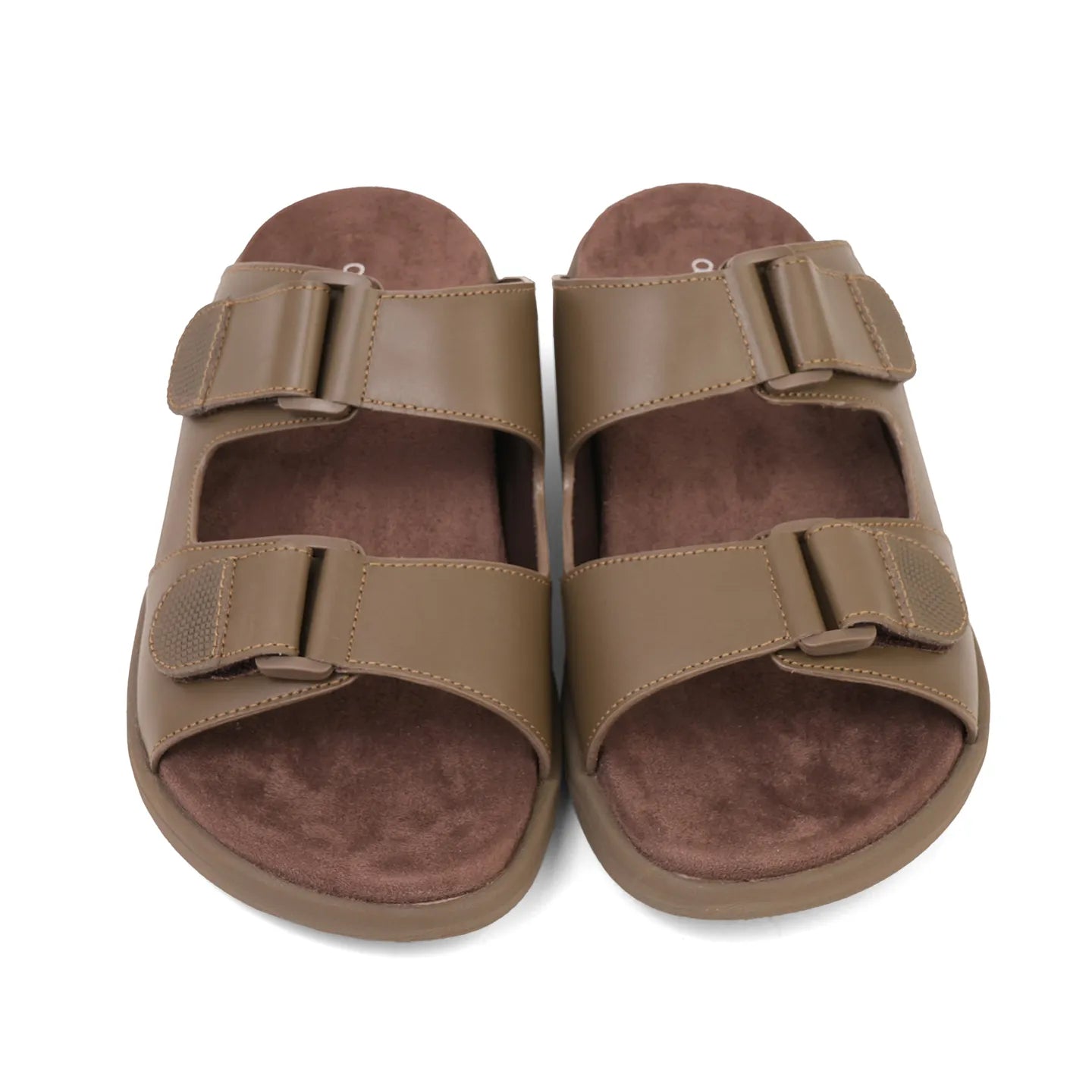 Aetrex Premium Comfort Suede Foot Bed Arabic Sandals Truffle - Sole Therapy