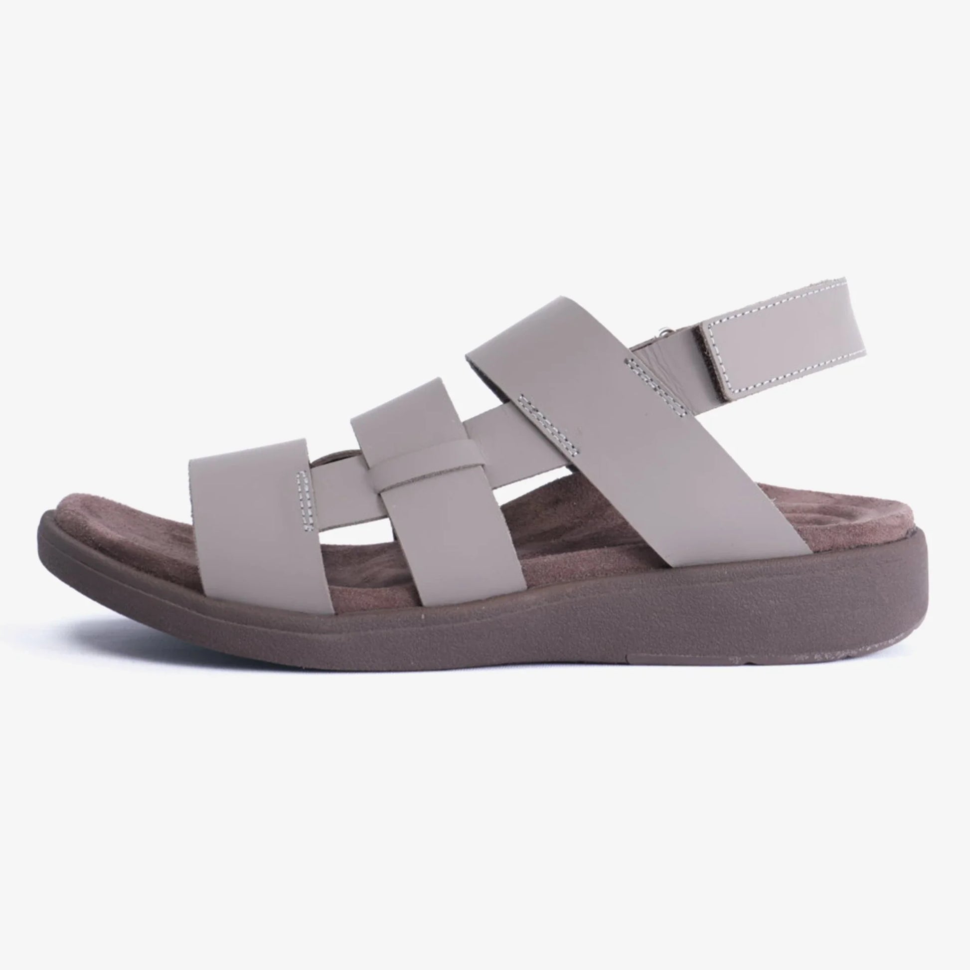 Aetrex White Gladiator Sandals Earth - Sole Therapy