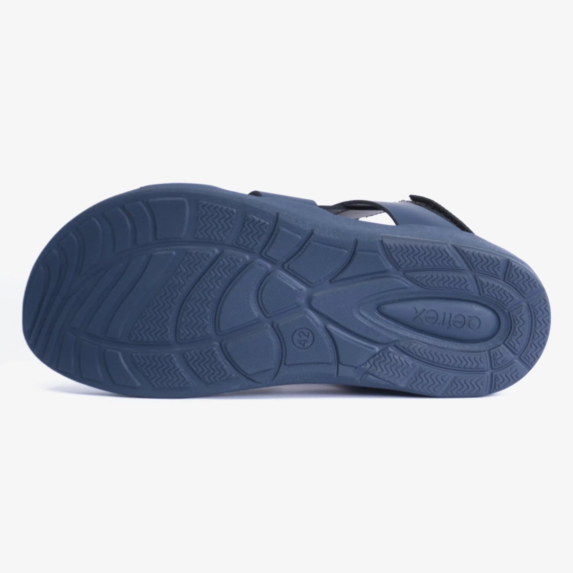 Aetrex White Gladiator Sandals Navy - Sole Therapy