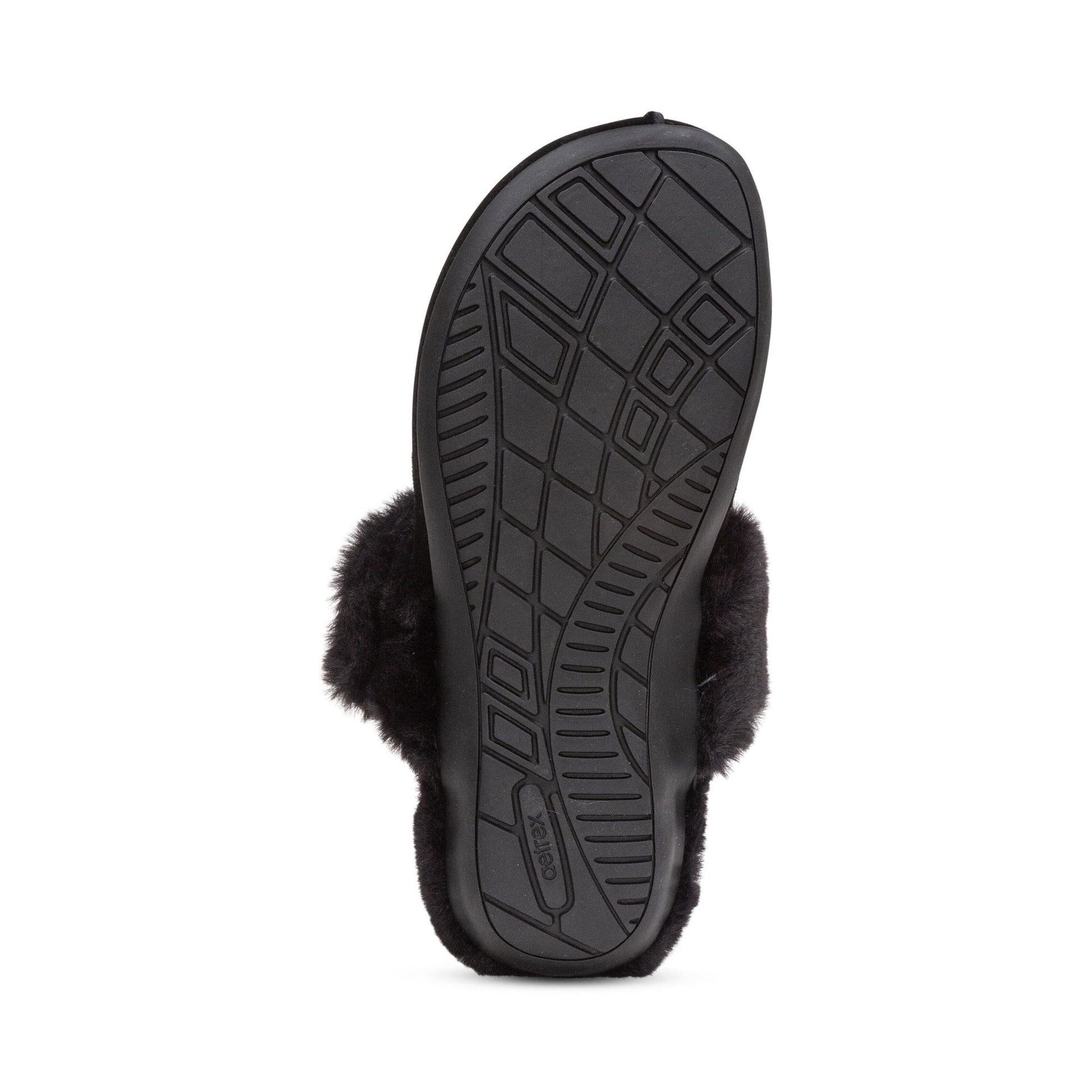 Arianna Arch Support Slippers - Black - Sole Therapy