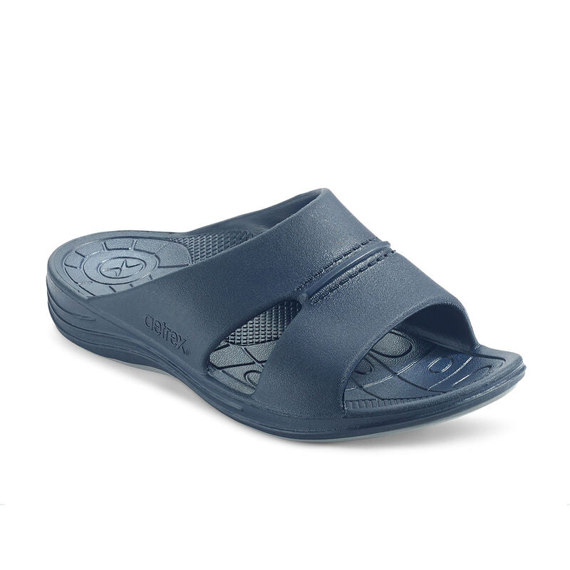 Bali Orthotic Slides Men Navy - Sole Therapy