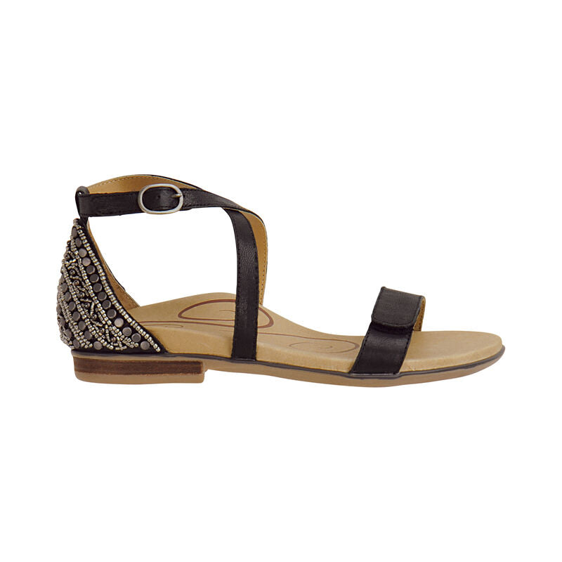 Brenda Adjustable Flat Sandals - Sole Therapy
