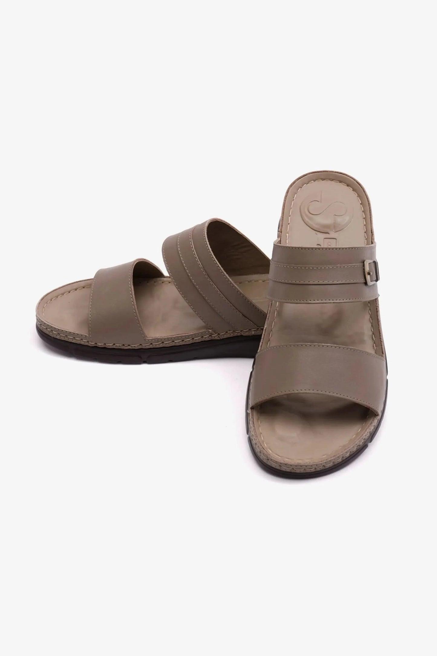 Comfort Plus Women's Elegant Trim Arabic Sandals Stone LSDCP607