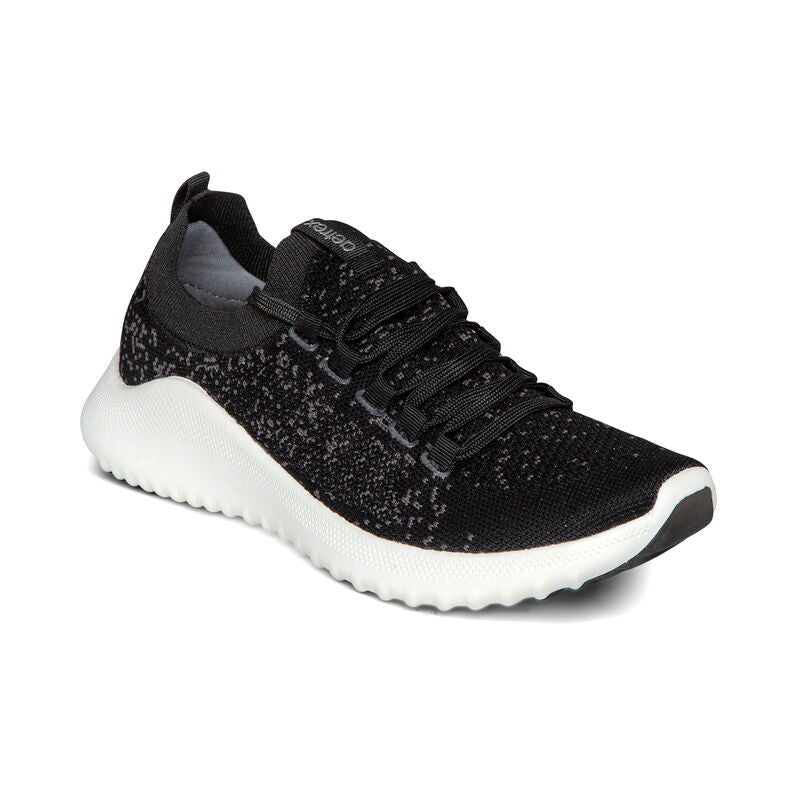 Carly Arch Support Sneakers Black White - Sole Therapy