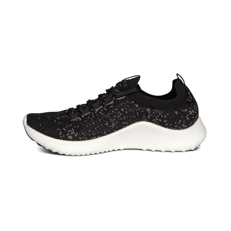 Carly Arch Support Sneakers Black White - Sole Therapy