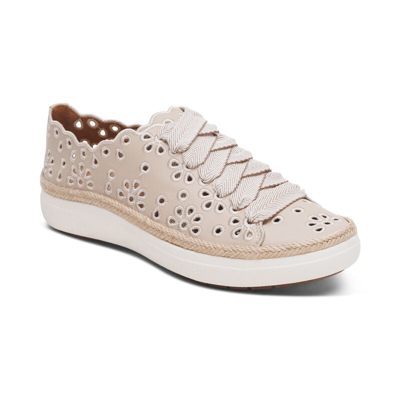 Charlotte Lace Up Sneaker Tan - Sole Therapy