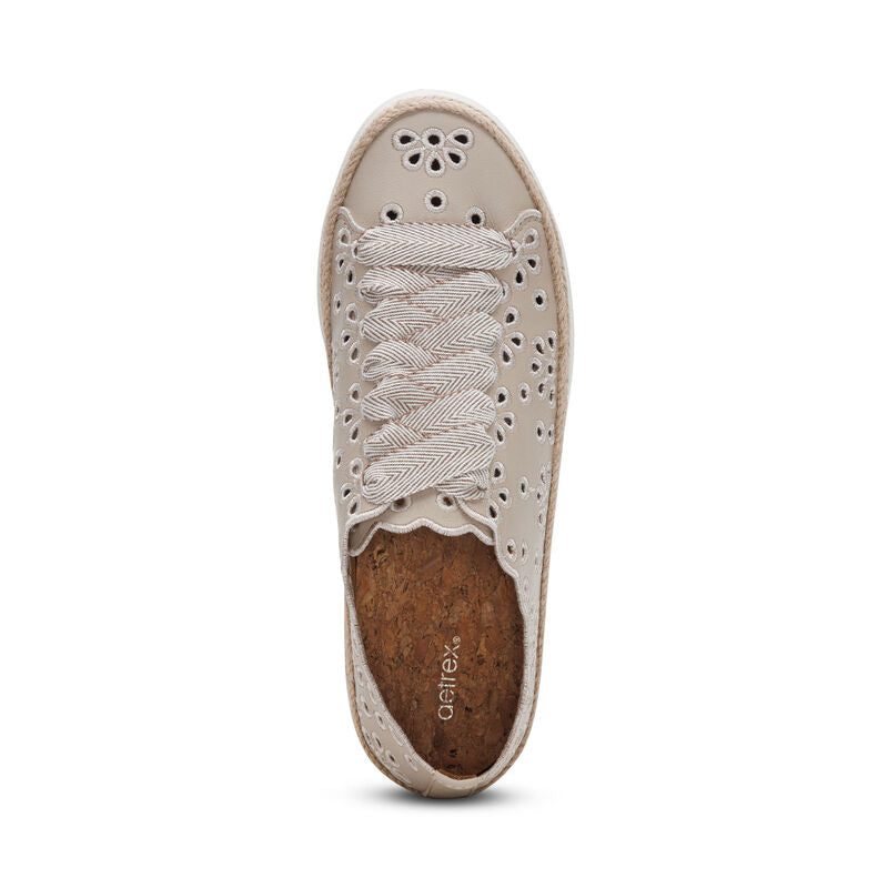 Charlotte Lace Up Sneaker Tan - Sole Therapy