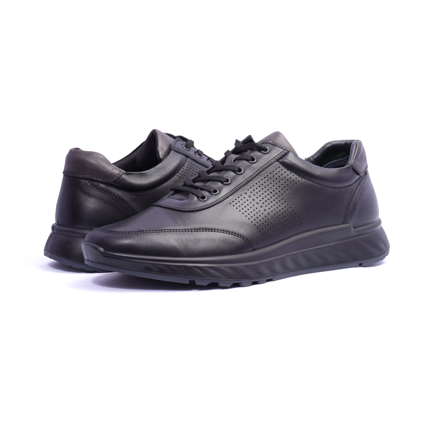 Comfort Plus Classic Pair Lace-Up Sneakers Black - Sole Therapy