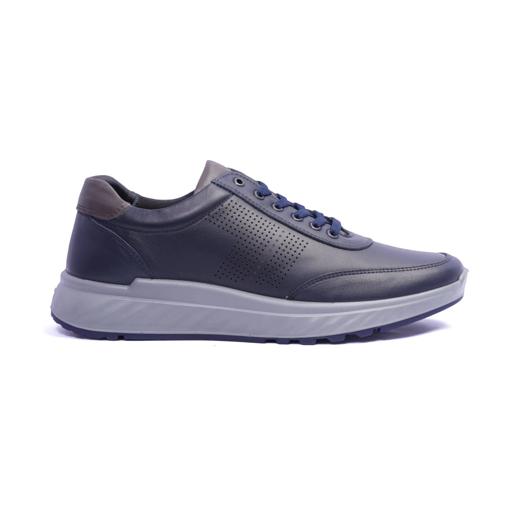 Comfort Plus Classic Pair Lace-Up Sneakers Navy - Sole Therapy