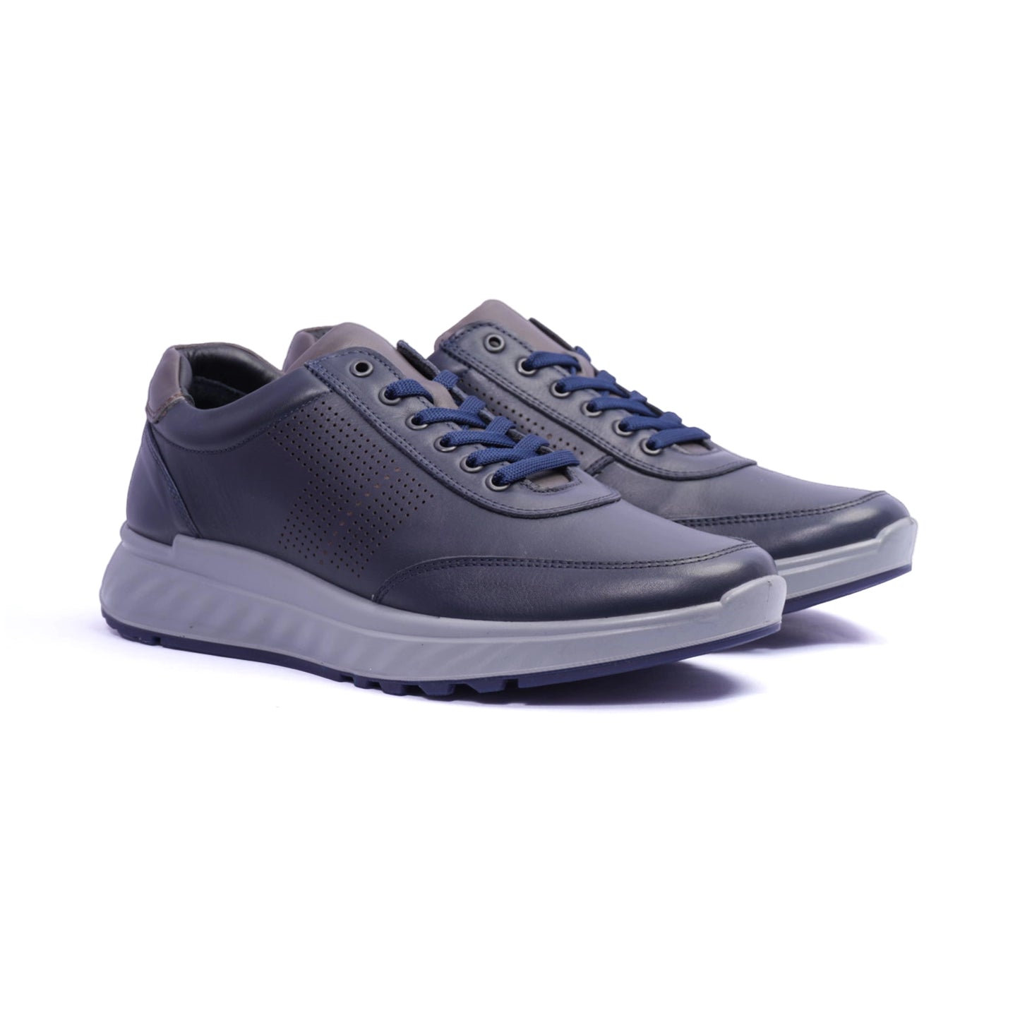 Comfort Plus Classic Pair Lace-Up Sneakers Navy - Sole Therapy