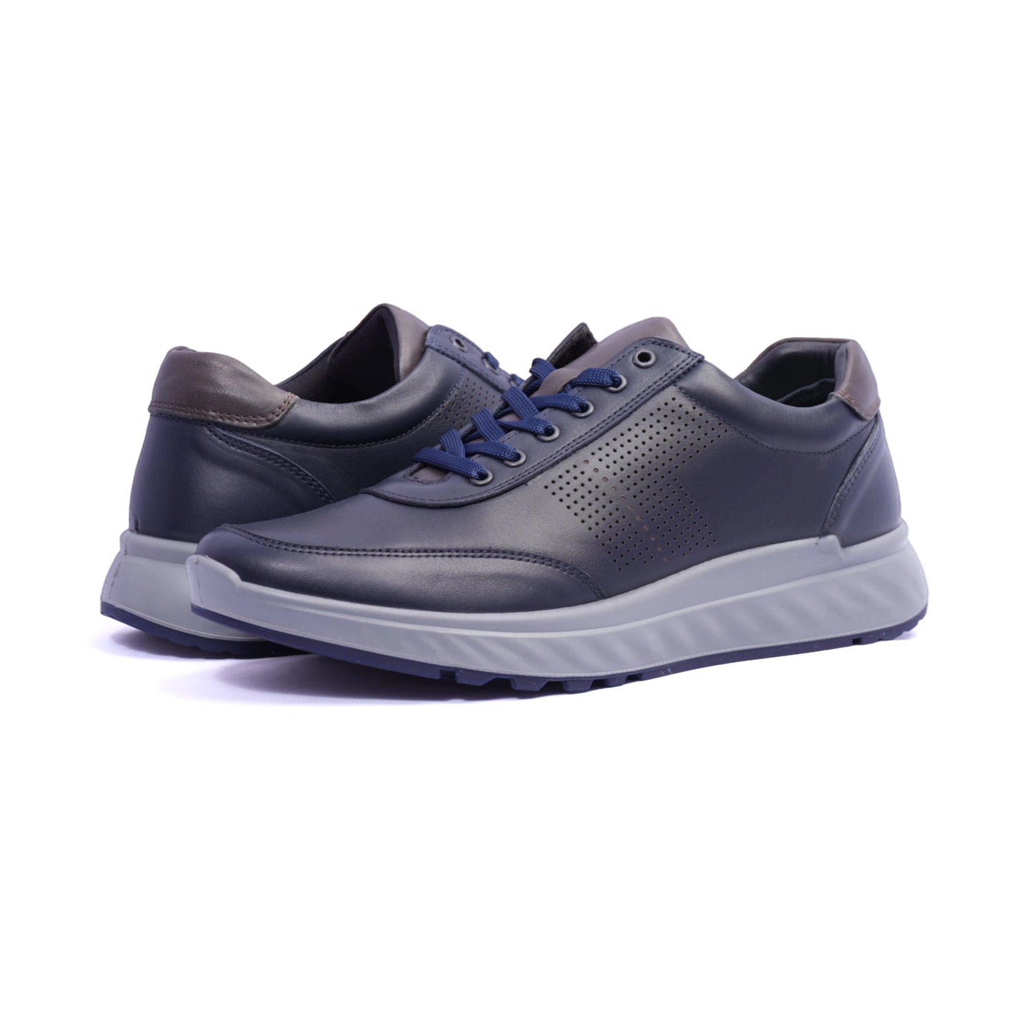 Comfort Plus Classic Pair Lace-Up Sneakers Navy - Sole Therapy