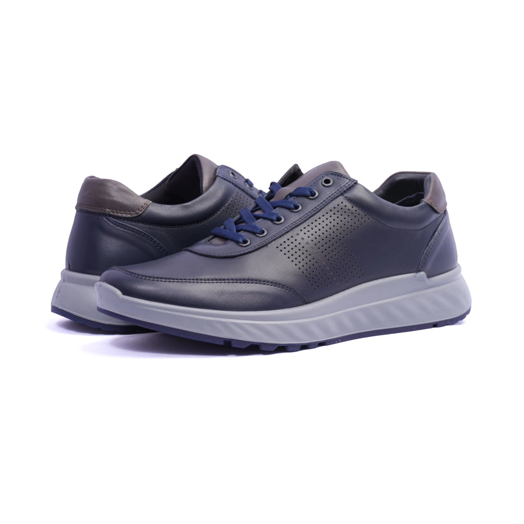 Comfort Plus Classic Pair Lace-Up Sneakers Navy - Sole Therapy