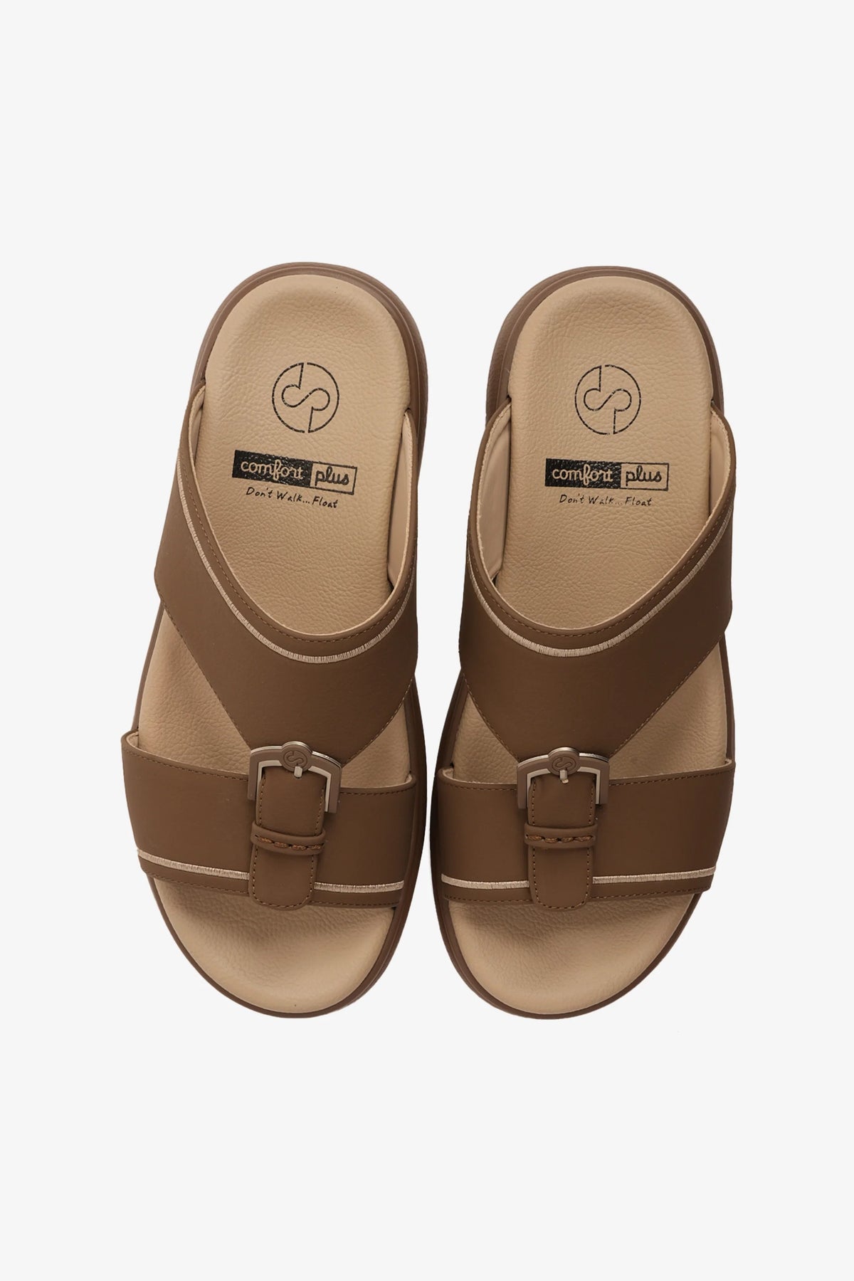 Comfort Plus Men's Adapt Arabic Sandals Brown MSDGBCPTD101 - Sole Therapy