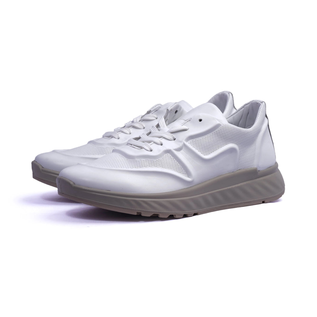 Comfort Plus Men's Stylish Sneakers White - Sole Therapy