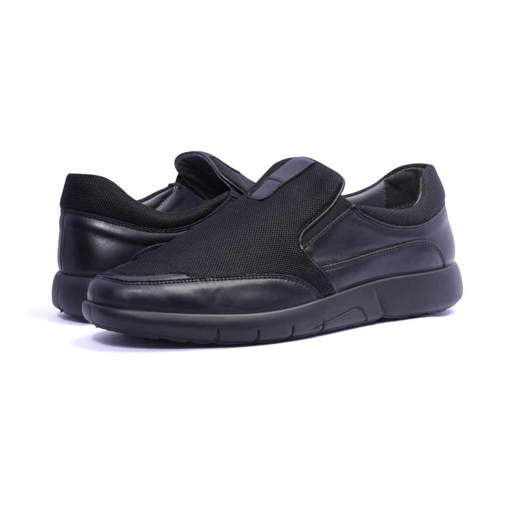 Comfort Plus Stylish Slip-On Sneakers Black - Sole Therapy