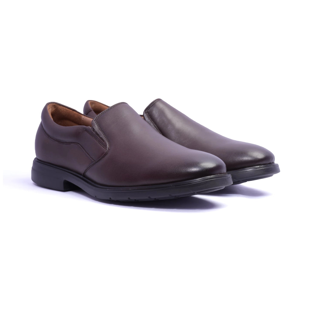 Comfort Plus Timeless Men's Leather Shoes Brown - Sole Therapy