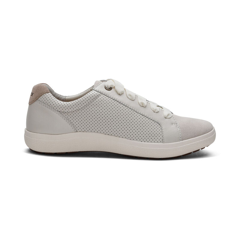 Courtney Lace-up Sneakers Chalk - Sole Therapy