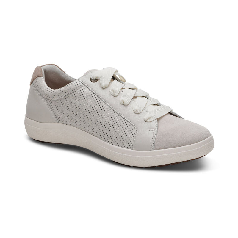 Courtney Lace-up Sneakers Chalk - Sole Therapy