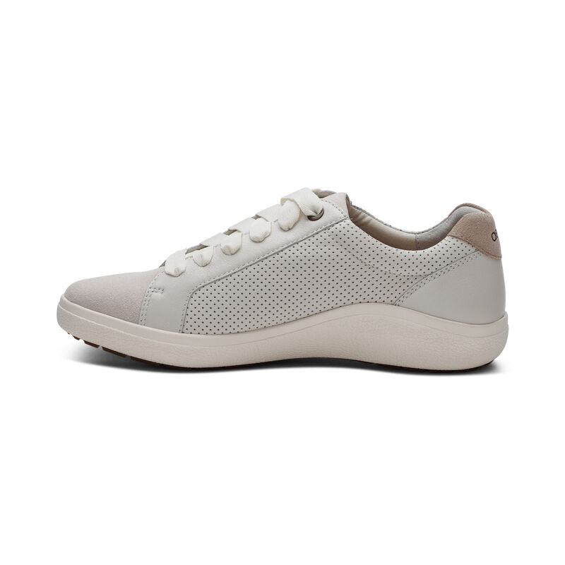 Courtney Lace-up Sneakers Chalk - Sole Therapy