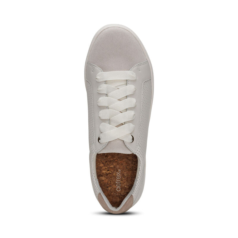Courtney Lace-up Sneakers Chalk - Sole Therapy