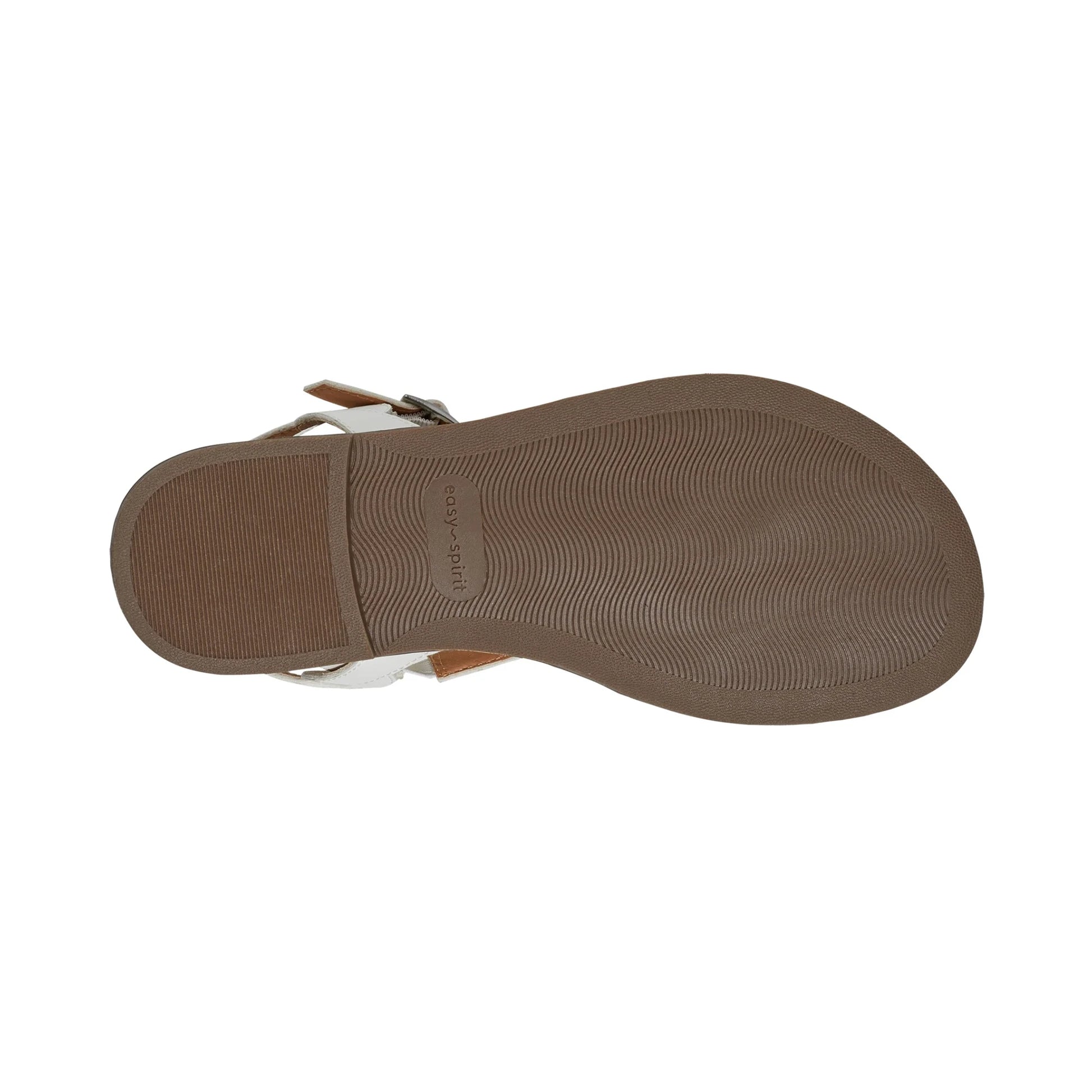 EASY SPIRIT LADIES FLAT SANDALS - WHITE SEREVAN3 - Sole Therapy