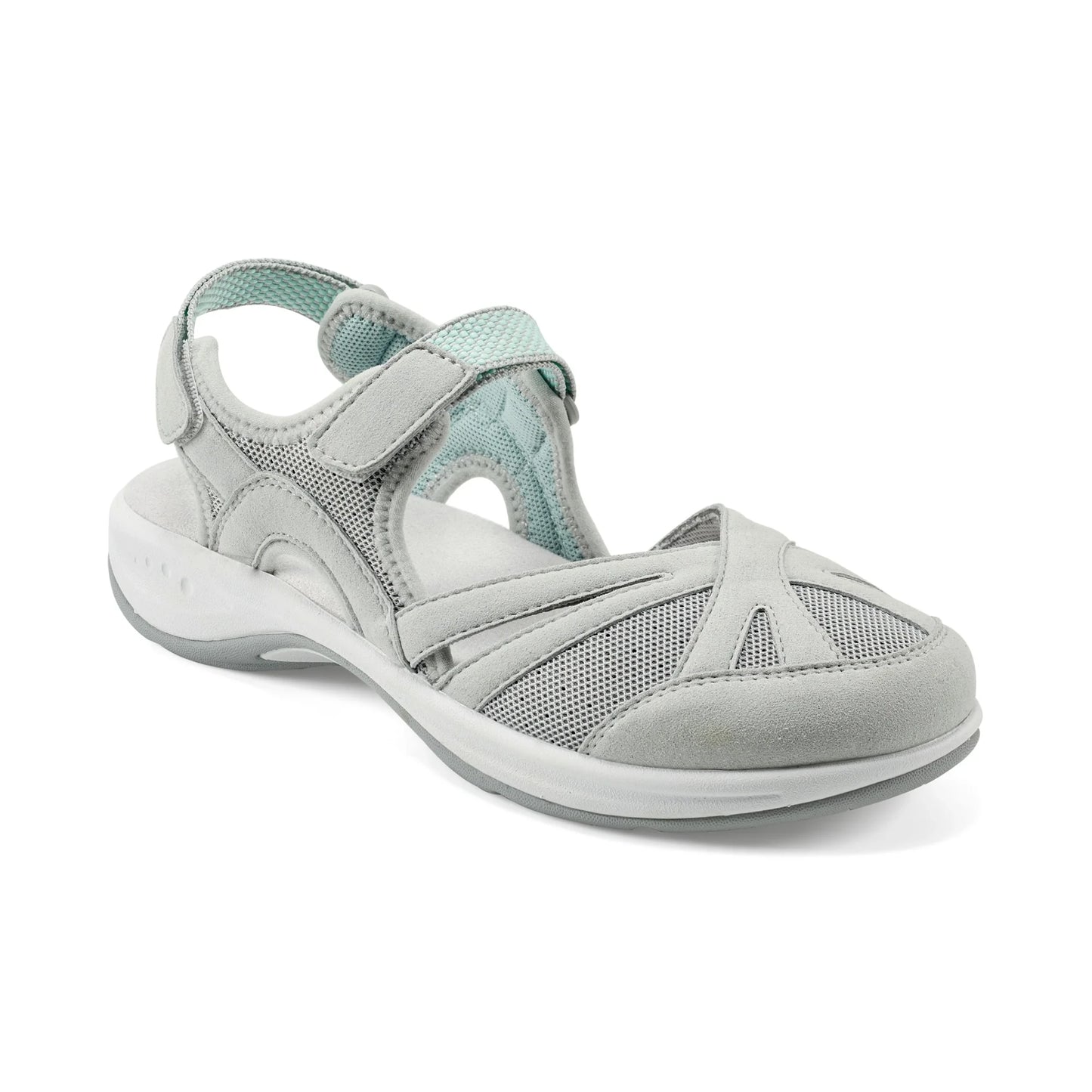 Easy Spirit Ladies Sandals Seelora2 - Light Grey - Sole Therapy