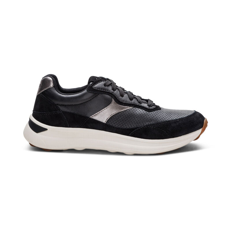 Emily Lace Up Sneakers Black - Sole Therapy