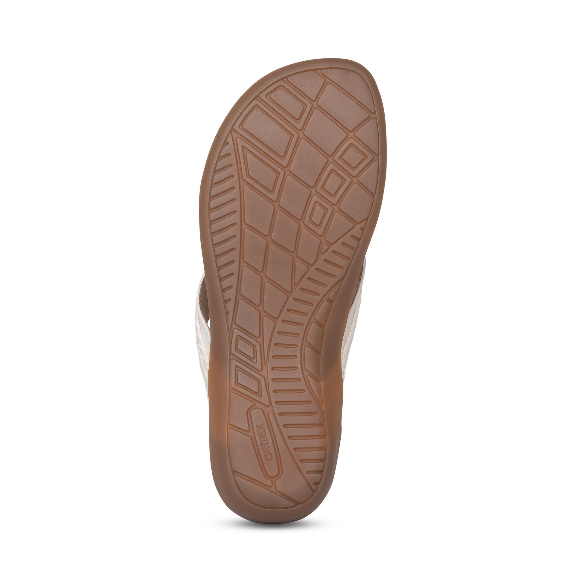 Emmy Braided Thong Sandals White - Sole Therapy